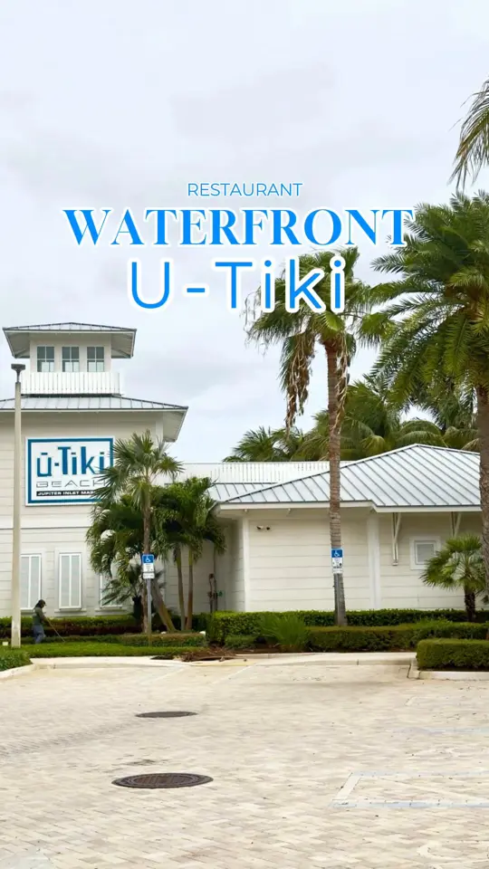  in Florida showing visit, review, waterfront dining, seafood dishes, asian flair, tiki bar, video by travelingtastes on TikTok
