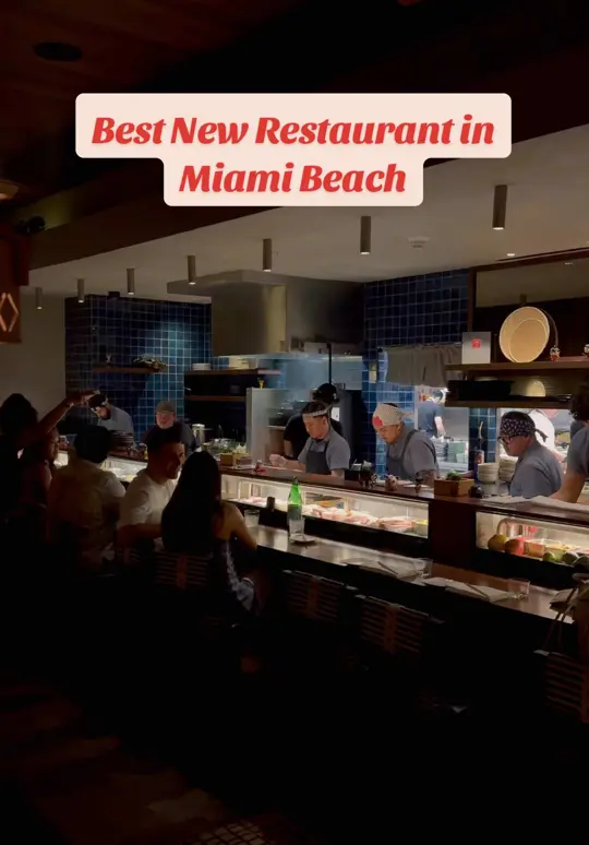 Uchiko Miami Beach in Miami showing restaurant visit, cocktails, video by jennifermhasbun06 on TikTok