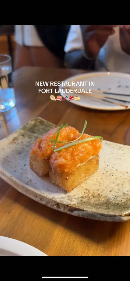 Ukiah in Fort Lauderdale showing review, tasting menu, video by biancamariahfit on TikTok