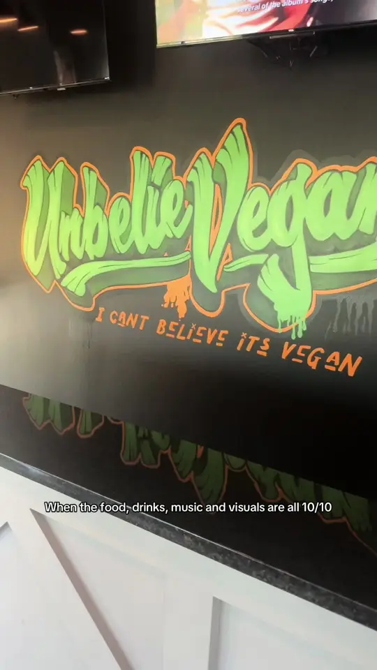 Unbelievegan in Fairburn showing vegan food, restaurant visit, video by unbelieveganatl on TikTok