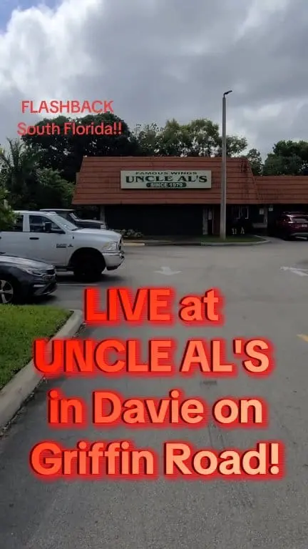 Uncle Al's in Davie showing visit, favorite menu items, video by Flashback South Florida - Memories and M on Facebook