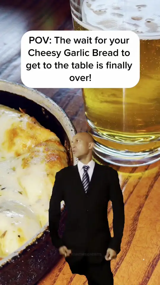 Uno Pizzeria & Grill in Orlando showing food, cheesy garlic bread, video by unopizzeriaandgrill on TikTok