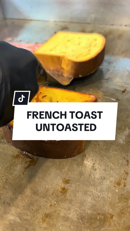 Untoasted in Hallandale Beach showing food, french toast, video by hernanvaxmas on TikTok