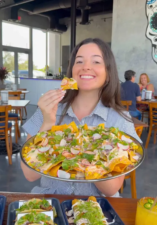 Uptown 66 in Miami showing mexican food, tacos, birria tacos, video by treatyoselfeverywhere on TikTok