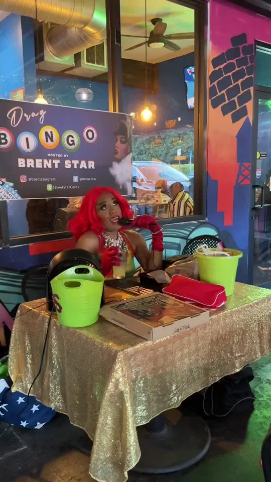 Urban Pie in Atlanta showing drag bingo, drag show, video by urbanpieatl on TikTok