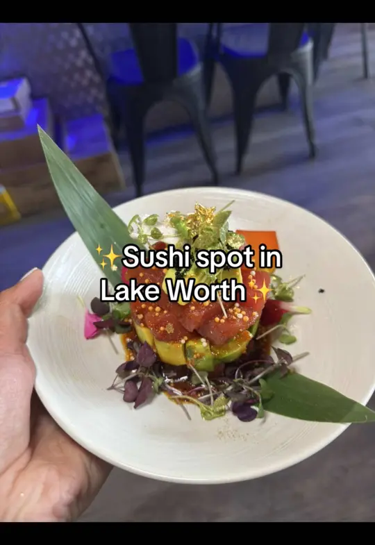 Urban Thai & Sushi in Hallandale Beach showing sushi, asian food, restaurant visit, review, video by chefitupwithlani on TikTok