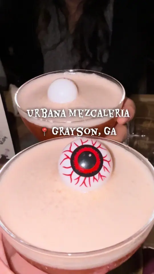Urbana Mezcaleria in Grayson showing restaurant review, mexican food, vibes, video by _qvvv on TikTok