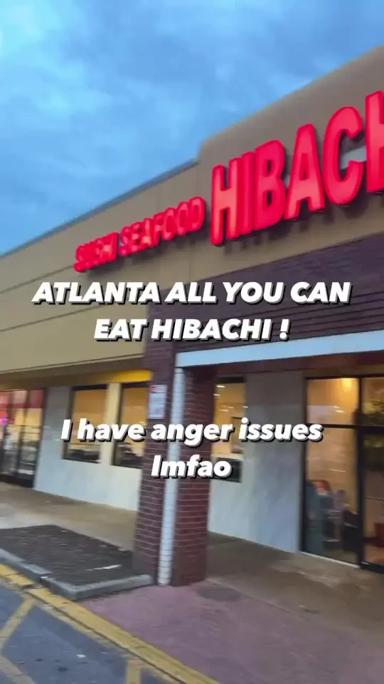 Vanity Restaurant in Atlanta showing hibachi, all you can eat buffet, video by tokyoxvanity on TikTok