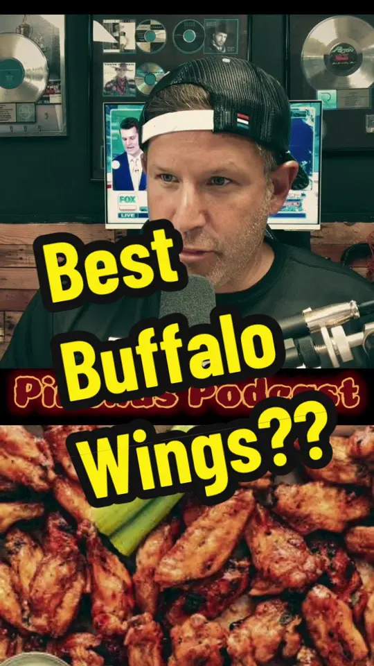 Varsity Club Sports Bar and Grille in Clearwater showing buffalo wings, video by pinellaspodcast on TikTok