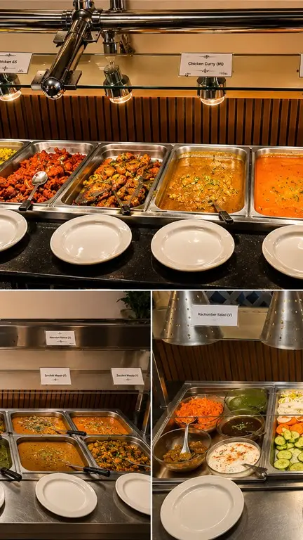 Vatica Indian Cuisine in Marietta showing buffet, jeera rice, chicken tikka masala, dal makhani, video by Vatica Indian Cuisine on Facebook