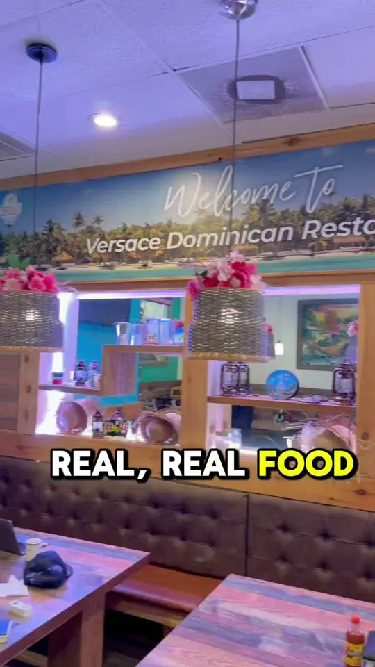 Versace Dominican Restaurant Caribbean Food in Lilburn showing lunch special, $9.99 deal, dominican food, caribbean food, video by Versace Dominican Restaurant Oficial on Facebook