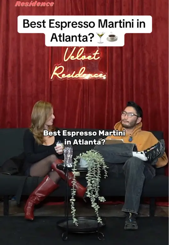 Vesper Atlanta in Atlanta showing cocktail, espresso martini, video by velvetresidence on TikTok