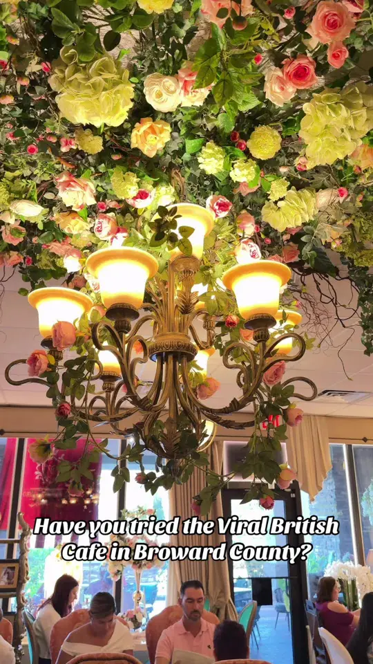 VIENNA CAFE & BISTRO in Cooper City showing cafe, high tea, food, atmosphere, visit, video by viennacafeandbistro on TikTok