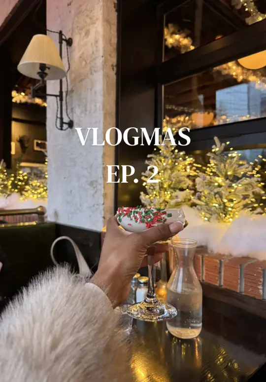 Vintage Wine Bar in Dallas showing cocktail, santa spritz, bar visit, video by cec_marie95 on TikTok