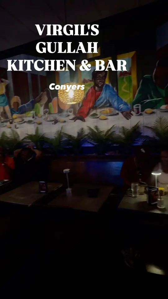 Virgil's Gullah Kitchen & Bar Conyers in Conyers showing review, visit, video by Aliyah Belle on Facebook