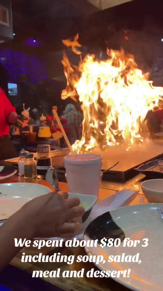 Volcano Steak & Sushi - Acworth in Acworth showing food, hibachi, video by itsamber.unfiltered on TikTok