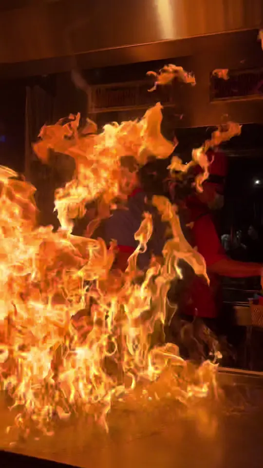 Volcano Steak & Sushi - Hiram in Hiram showing hibachi dinner, restaurant visit, video by experience_junkie on TikTok