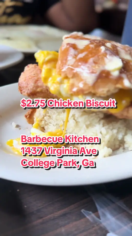 Waffle House in College Park showing breakfast, lemonade, biscuits, video by sheisbig_mo on TikTok