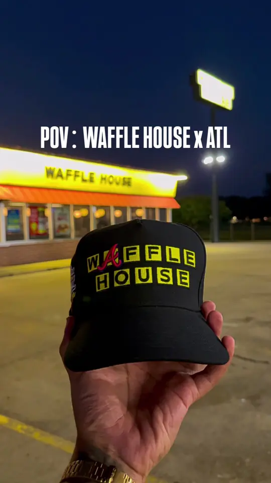 Waffle House in East Point showing food, waffle, video by shopvintagelab on TikTok
