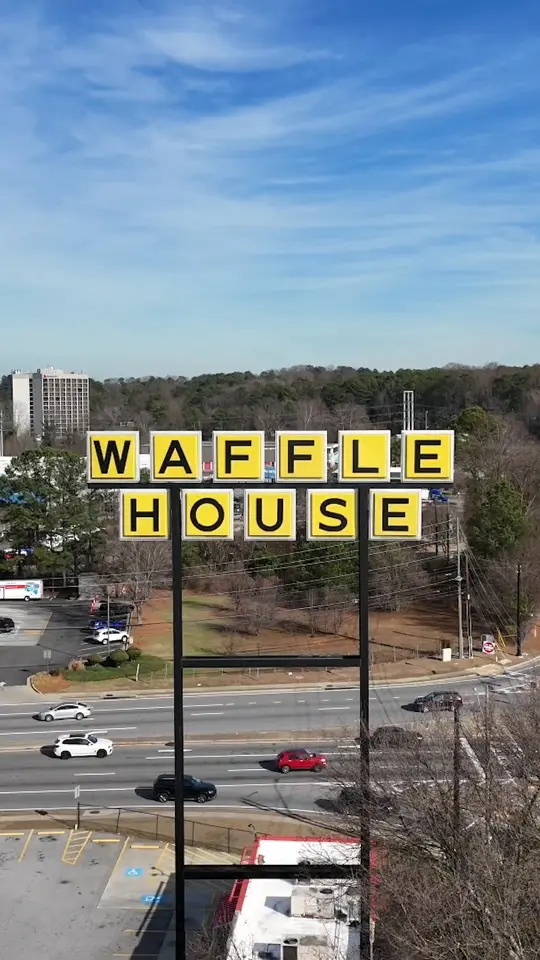 Waffle House in Greensboro showing waffle house, waffle, breakfast, video by wafflehouse on TikTok