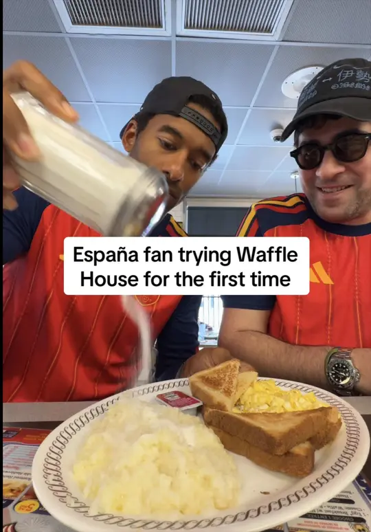 Waffle House in Jackson showing visit, waffle house, video by mattjames9191 on TikTok