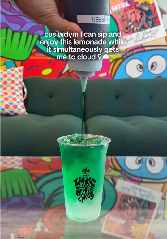 Wake N Bakery Miami in Miami Beach showing coffee, lemonade, video by wakenbakerymiami on TikTok