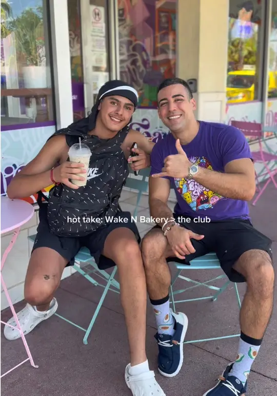 Wake N Bakery Miami in Miami Beach showing bakery items, visit, video by wakenbakerymiami on TikTok