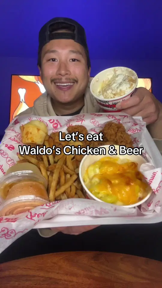 Waldo’S Chicken & Beer in Miramar Beach showing food review, chicken, beer, video by landoeats on TikTok