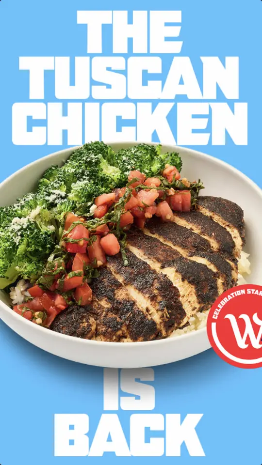 Walk On's Sports Bistreaux in Lutz showing food, tuscan chicken, video by walk_ons on TikTok