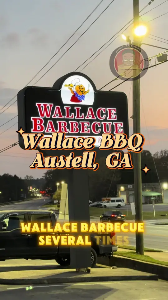 Wallace Barbecue Restaurant in Austell showing review, visit, video by jarrettisnotimpressed on TikTok