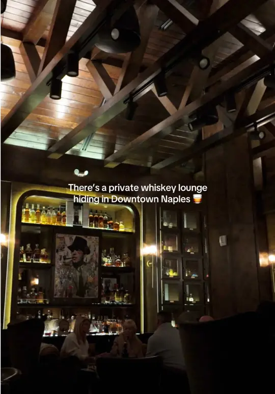  in Florida showing cocktail, whiskey lounge, video by warren.restaurant on TikTok