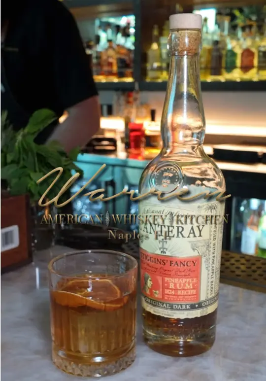  in Florida showing cocktail, shipwrecked oldfashioned, video by warren.restaurant on TikTok