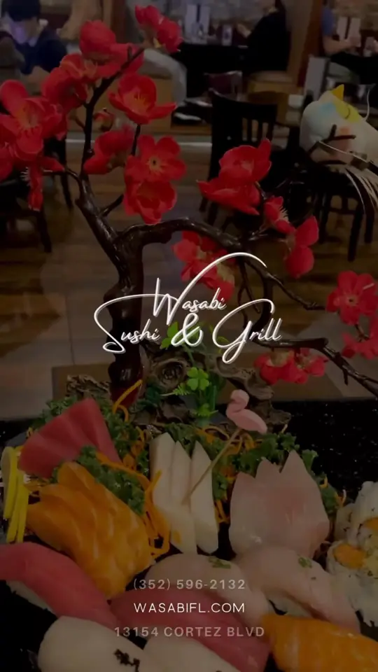 Wasabi Sushi & Grill in Brooksville showing food, sushi, video by Wasabi Japanese Sushi And Grill on Facebook