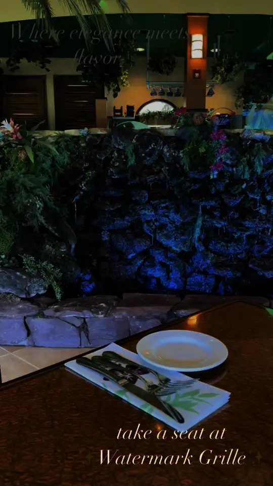  in Florida showing luxury dining, waterfront vibes, date night, video by Watermark Grille on Facebook