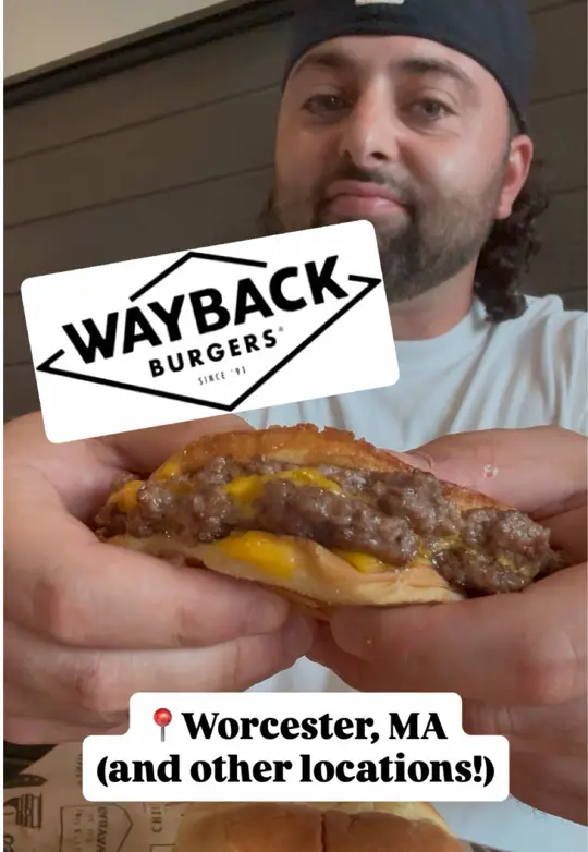 Wayback Burgers in Daytona Beach showing review, chain burger, video by whatdidyoueattodaysir on TikTok