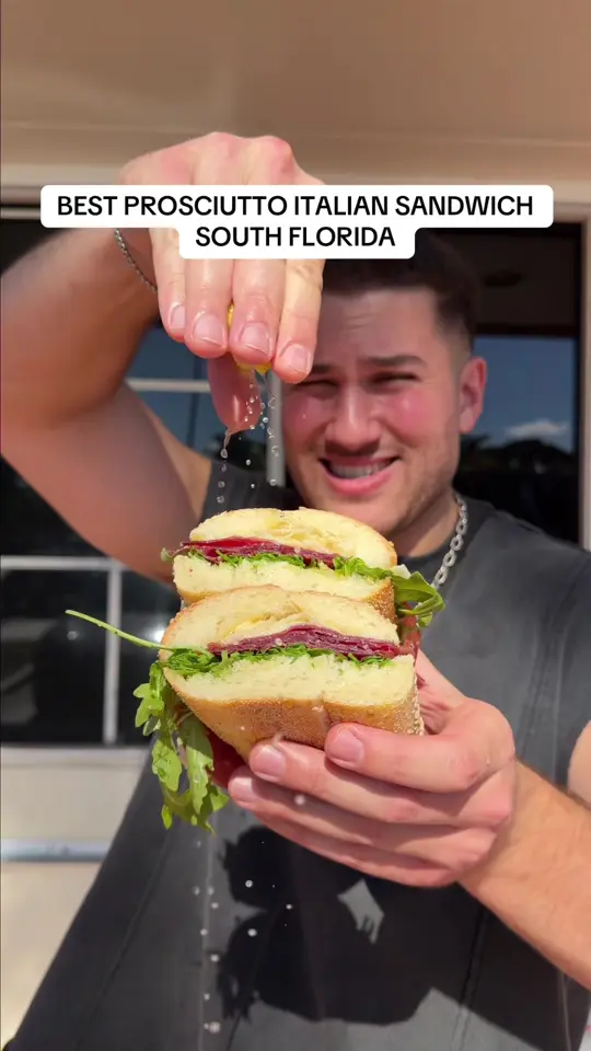 WhatSub Sub Shop - Deerfield Beach in Deerfield Beach showing sandwich, prosciutto sandwich, video by mikeiseating on TikTok