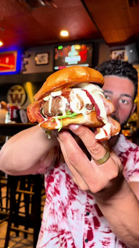 Whiskey Wings Tarpon Springs in Tarpon Springs showing food, burger, video by kristianspeltdifferent on TikTok