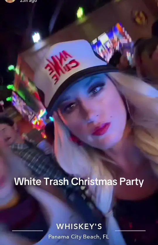 Whiskeys Saloon in Panama City Beach showing bar, party, live music, video by tori.cooper7 on TikTok