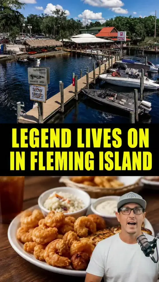 Whitey's Fish Camp in Fleming Island showing restaurant visit, business news, menu items, video by retiremetoflorida on TikTok
