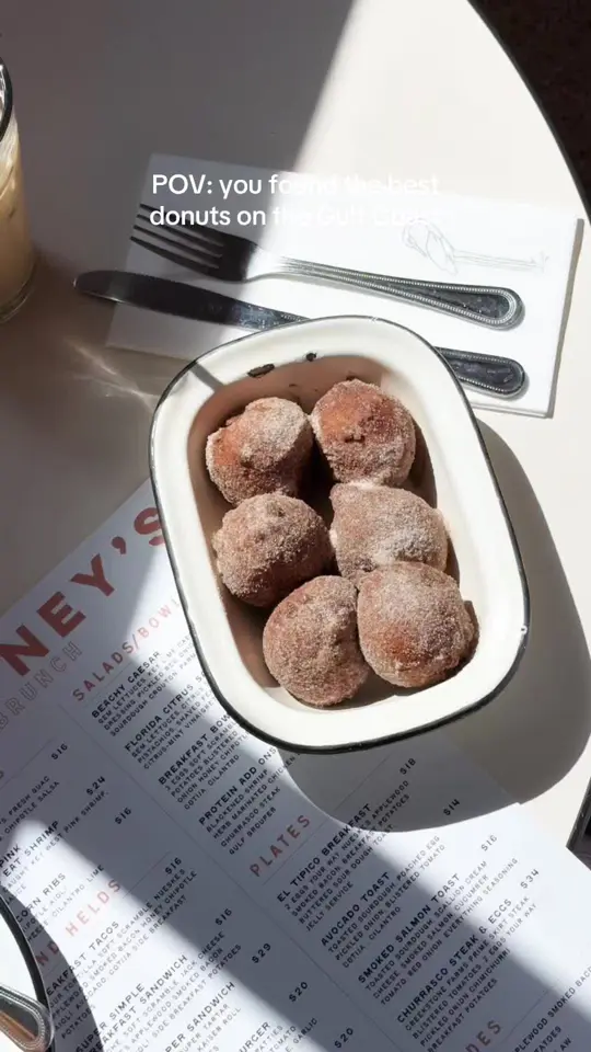 Whitney's in Longboat Key showing donuts, video by whitneyslbk on TikTok