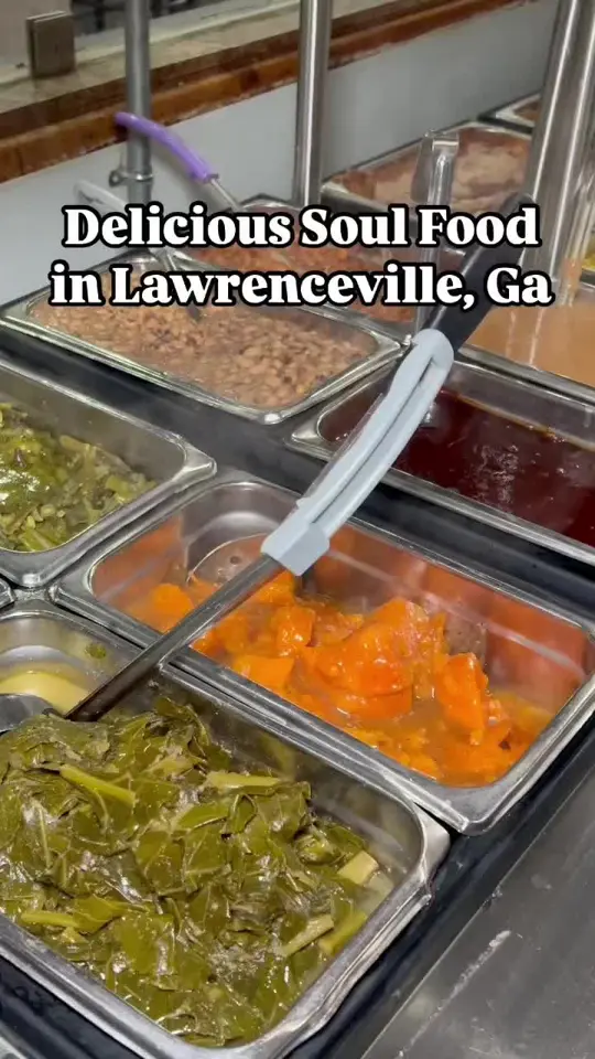Who's Got Soul Southern Cafe in Decatur showing soul food, restaurant review, video by atlantafoodguy on TikTok