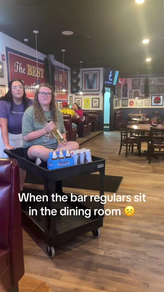 Wild Wing Cafe in Gainesville showing bartender, server, restaurant life, video by wild.wing.cafe.ga on TikTok