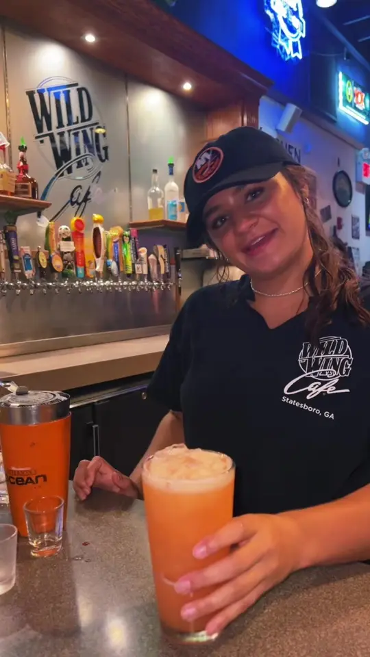 Wild Wing Cafe in Statesboro showing food, game changer, video by wildwingcafeboro on TikTok