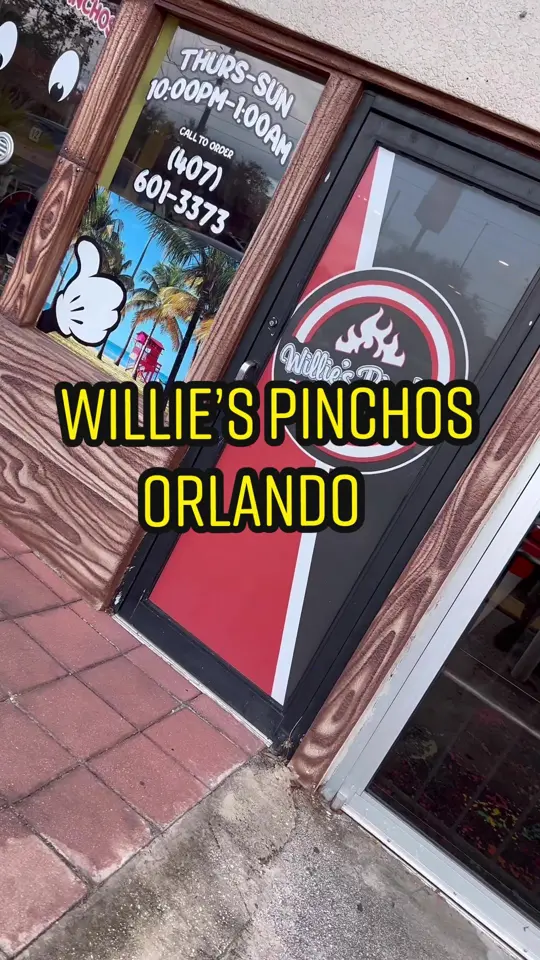 Willie's Pinchos in Orlando in Orlando showing food review, authentic puerto rican food, pinchos, video by godfatherofmeat on TikTok