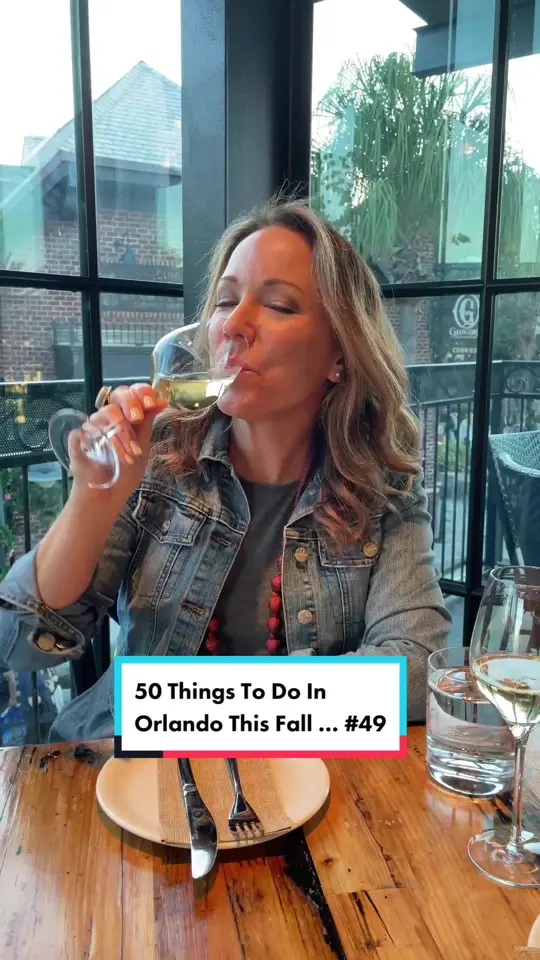 Wine Bar George - A Restaurant & Bar in Lake Buena Vista showing wine tasting, video by thetravelbite on TikTok