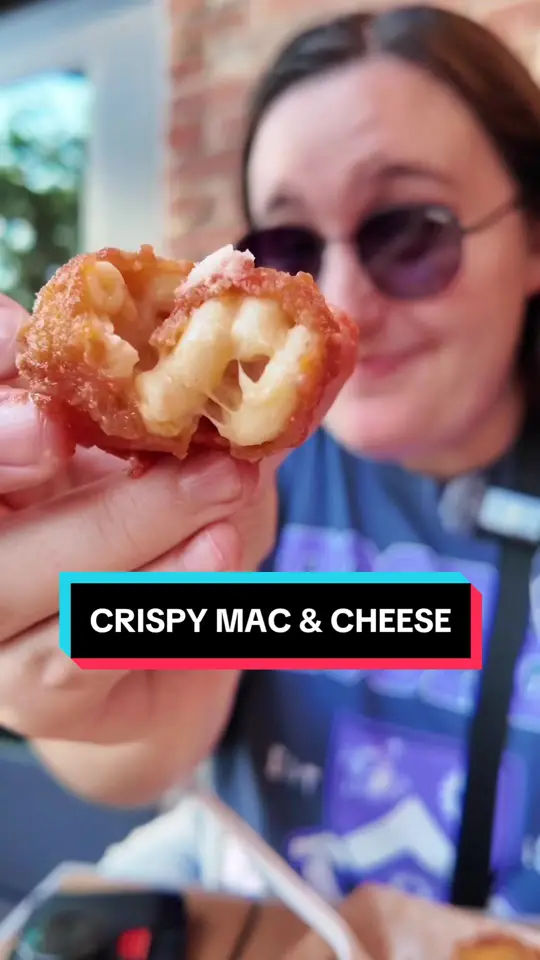 Wine Bar George - A Restaurant & Bar in Lake Buena Vista showing food, crispy mac & cheese bites, video by wrightdownmainstreet on TikTok