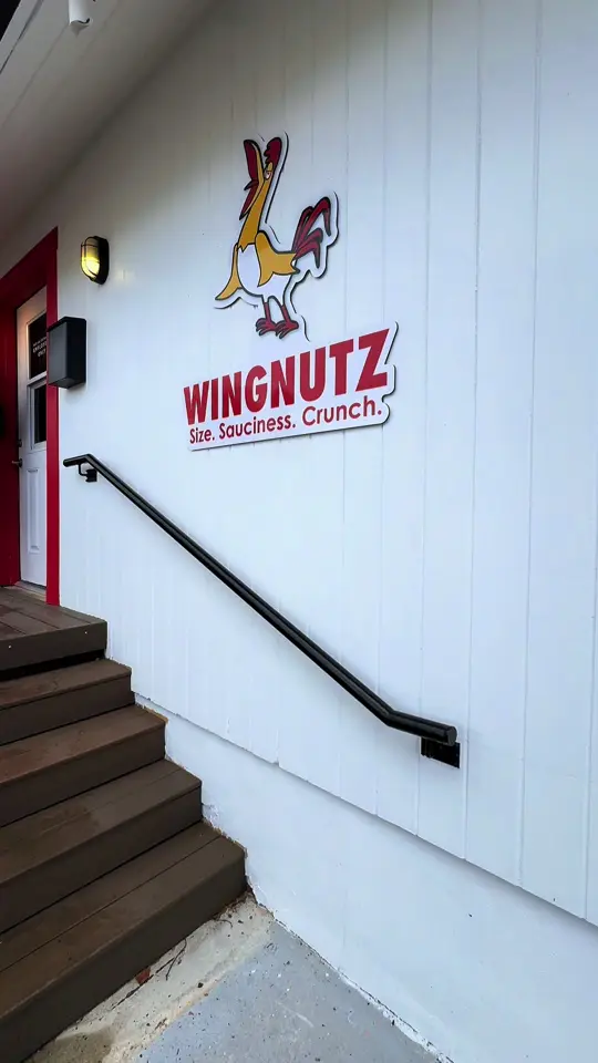 Wingnutz Lakeland in Lakeland showing restaurant, wings, signature wings, sticky lemon pepper wings, video by raexclark1 on TikTok