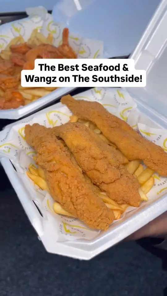 Wittys Seafood and Wings in Forest Park showing review, visit, seafood, wings, video by Kristen Truitt on Facebook