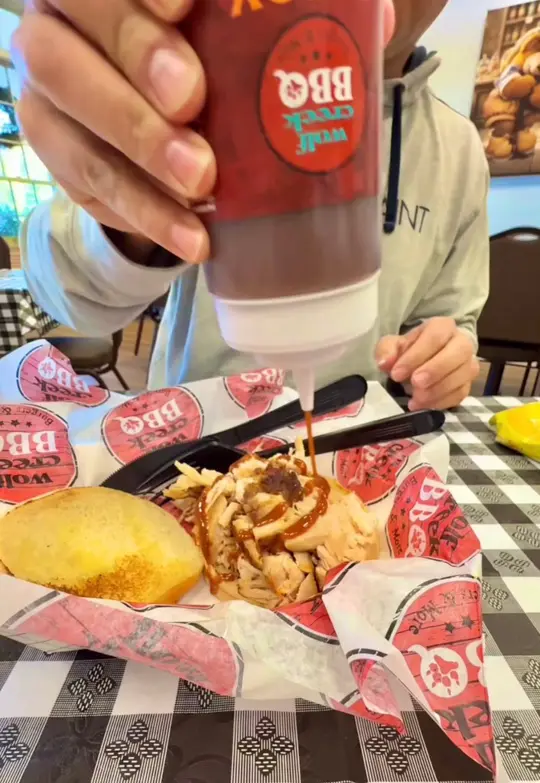 Wolf Creek BBQ at Babyland in Cleveland showing restaurant, bbq, new location, video by Mountains and Main on Facebook