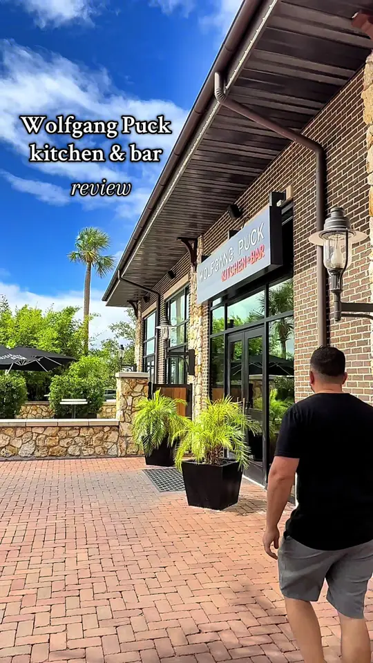 Wolfgang Puck Kitchen + Bar in The Villages showing review, visit, video by taylorspayde on TikTok
